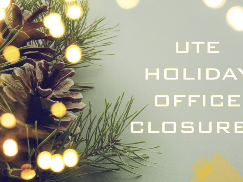 UTE Holiday Closures 2021