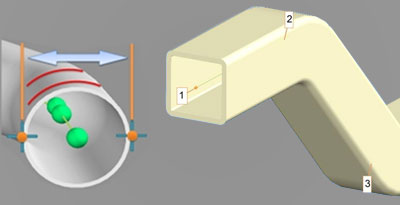 Circular Tube and Rectangular Diameter Calculation