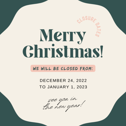 2022 Holiday Office Closures