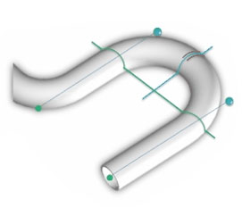 Illustration of Split Bend Feature