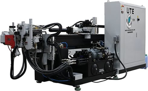 Our newest line of CNC bending machines is designed to US specifications and comes in all electric, hybrid, or hydraulic motors with touch screen BendPro G2V3 control systems.